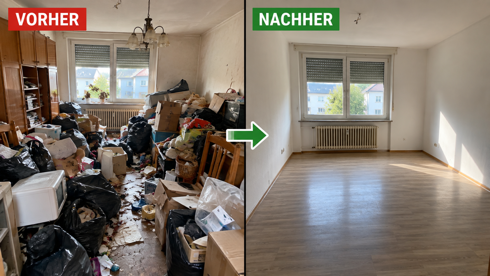 Entrümpelung Oberhausen – schnell & zuverlässig und zum Festpreis
